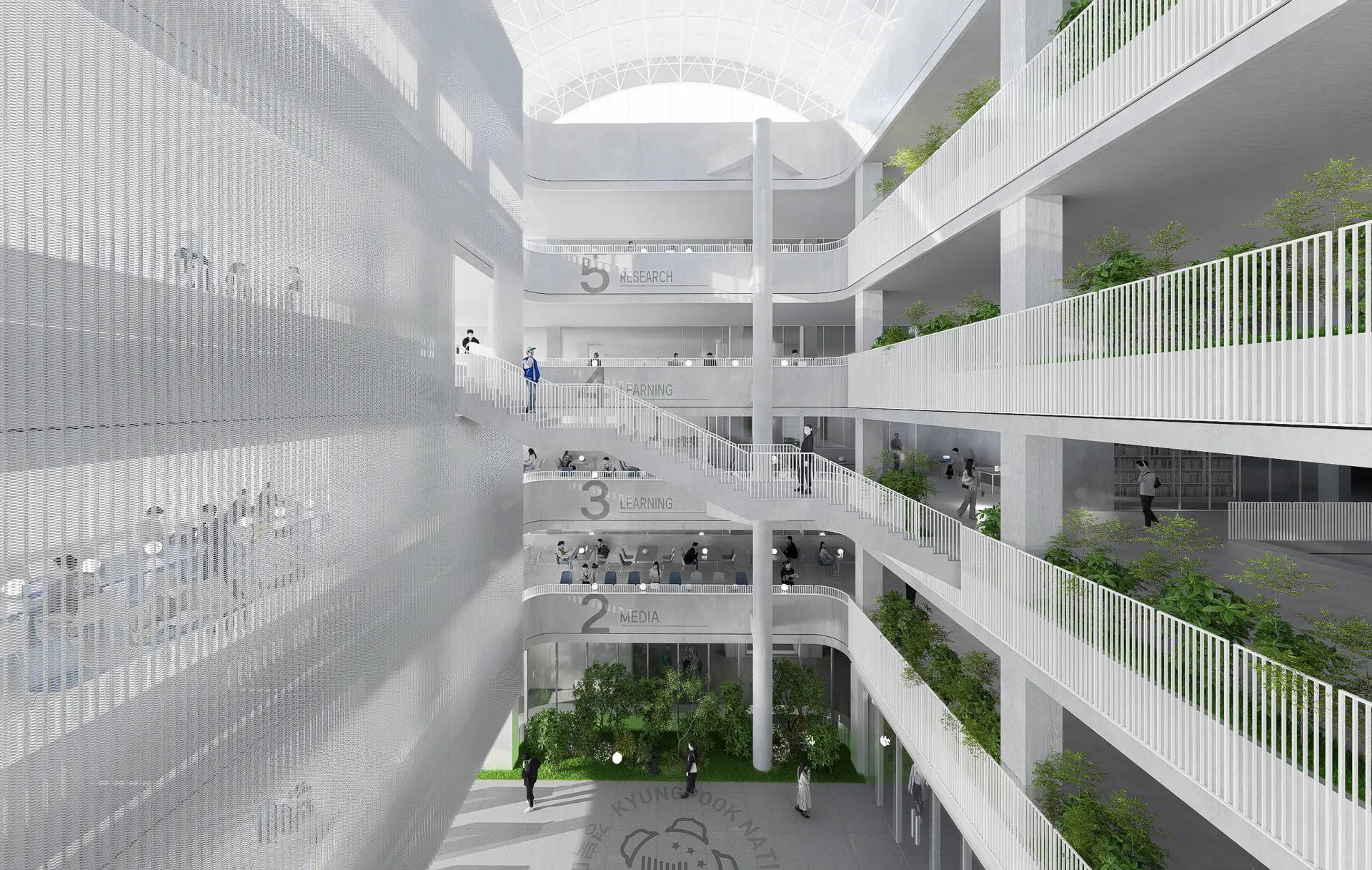 KNU Central Library Remodeling 이미지 9