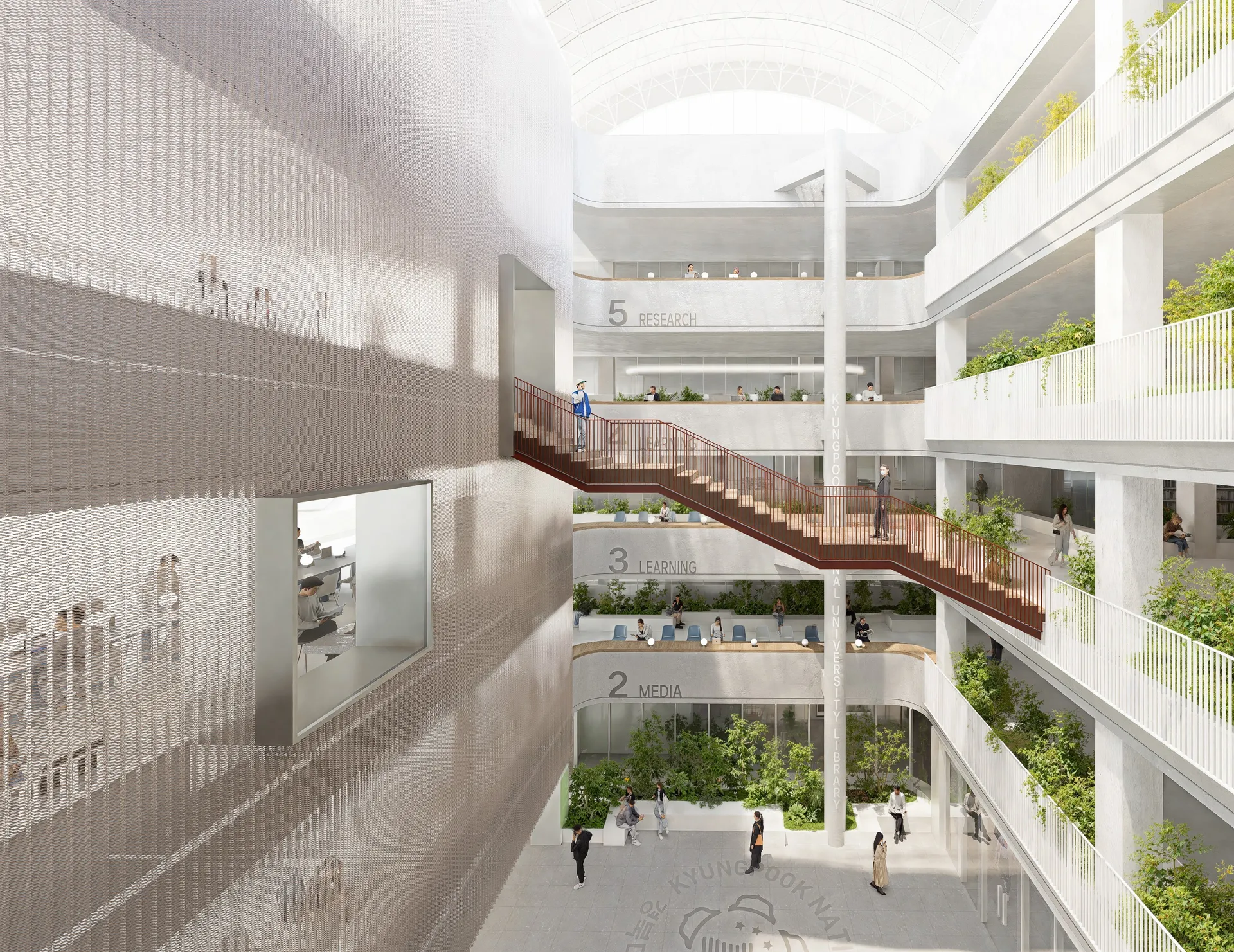 KNU Central Library Remodeling 이미지 10
