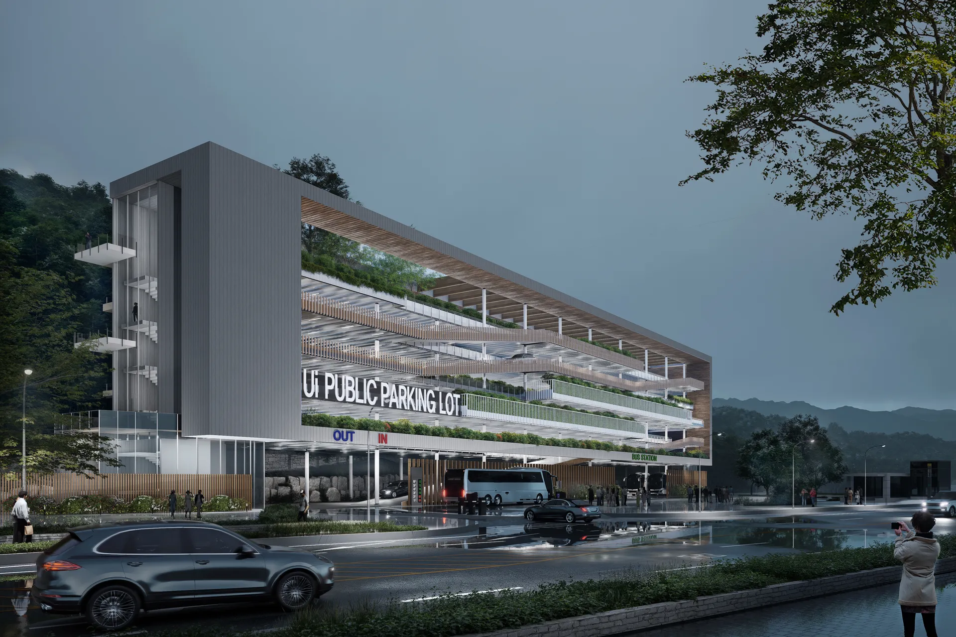 Ui-dong Transit Plaza Public Parking 이미지 2