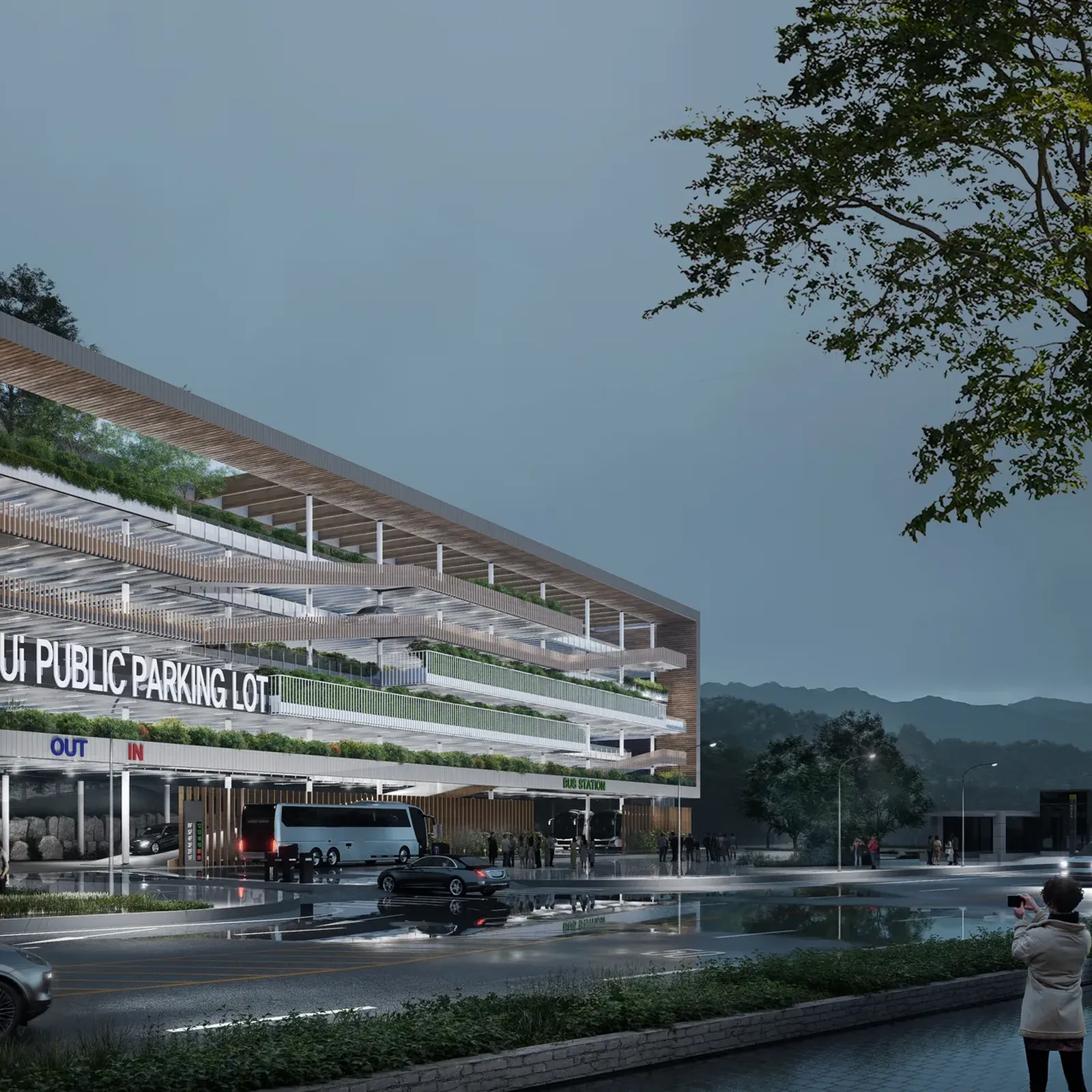Ui-dong Transit Plaza Public Parking 이미지 2